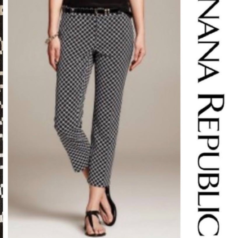 Banana Republic Hampton Pant in Geo Print 6R